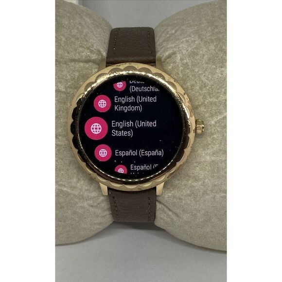 Kate Spade Gen 3 KST2003 Women\'s Brown Leather Digital Dial Smart Watch CO476 main image 10